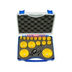   Karnasch Körkivágó készlet 19r. HSS-E CO8% Bi-Metall (16 - 76 mm-ig)