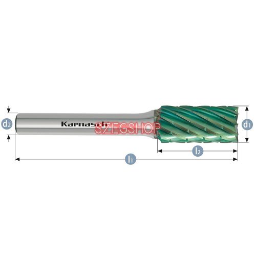 Karnasch Rotorm. Green-Tec ZYB/ HP-3 PRO d1=8,0 / l2=20 / d2=6 / l1=65mm