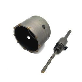 Vídiás koronafúró, SDS-Plus adapterrel, 80mm