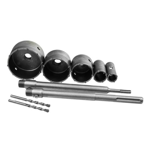 Vídiás koronafúró készlet 30m-100mm, SDS-Plus, SDS-Max