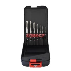   Abraboro gépi menetfúró készlet 7r. HSS-G DIN371B átmenő furathoz [M3-tól M12-ig]