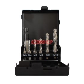   Abraboro kombinált gépi menetfúró készlet 7r. HSS-G [M3-tól M10-ig]