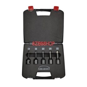   Abraboro gyémántfúró készlet 5r. sarokcsiszolóra, M14 (6-14mm-ig)
