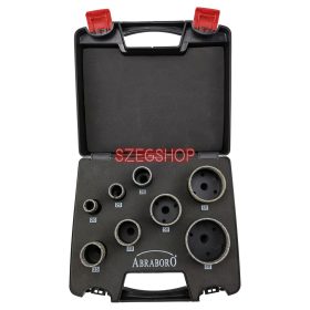   Abraboro gyémántfúró készlet 8r. sarokcsiszolóra, M14 (20-68mm-ig)