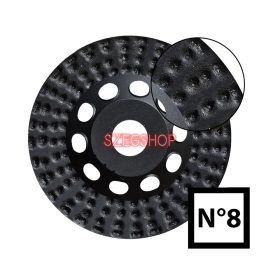   Abraboro gyémánt csiszolókorong 125 x 22.23 mm PDK szegmensekkel No.8