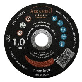   Abraboro vágókorong 115 x 1,0 x 22,23 AS 60 V-BF Steel-Inox