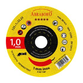    ABRABORO® Chili fém + inox vágókorong AKKU 115 x 1,0 x 22 mm