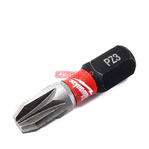 Milwaukee bitfej 1/4" - PZ3x25mm Shockwave (2db/cs.)