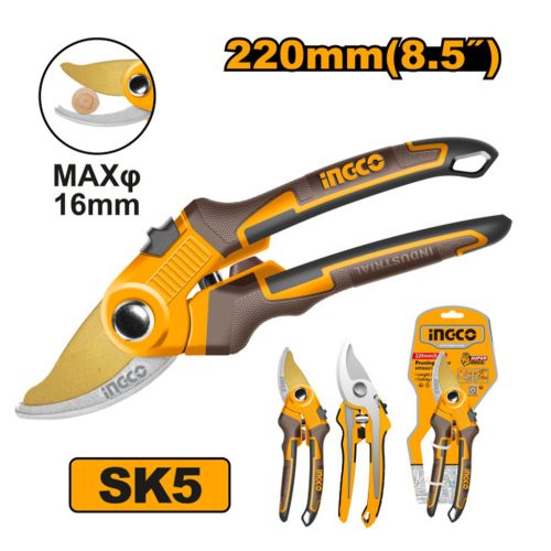 INGCO Metszőolló 220 mm teflonozott