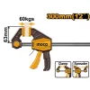 INGCO Egykezes gyorsszorító 300 x 63 mm
