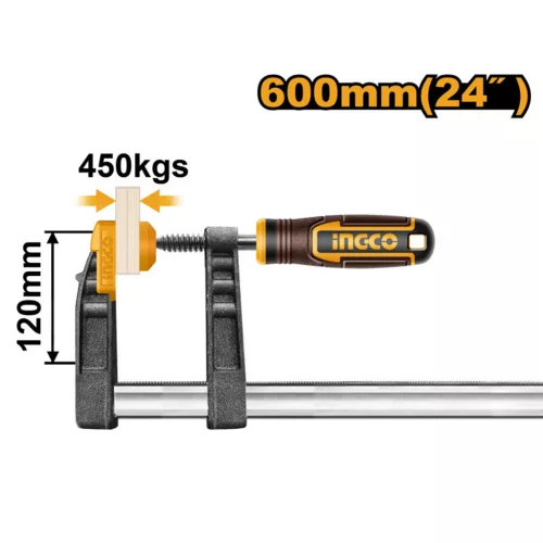 INGCO Gyorscsavarszorító 120 x 600 mm