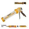 INGCO Kittkinyomó pisztoly 230 mm zárt alu
