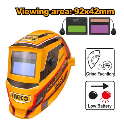 INGCO Automata hegesztőpajzs 2 szenzoros