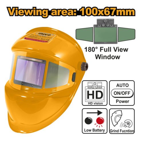 INGCO Automata hegesztőpajzs 4 szenzoros 180° látószög