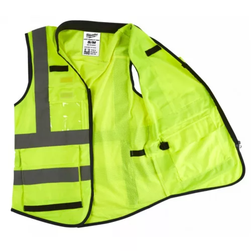 MILWAUKEE Prémium láthatósági mellény, sárga - XXL/XXXL