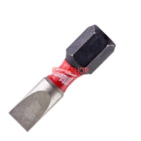   Milwaukee bitfej 1/4" - SL0,8x5,5x25mm Shockwave (2db/cs.)