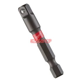   Milwaukee dugókulcs adapter Shockwave (hex-négyszög) 1/4" - 1/4" x50mm