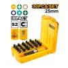 INGCO Impact bithegy készlet 25 mm 30 részes S2 AKSD68303