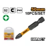 INGCO Impact bithegy PH2 x 50 mm (10 db) SDBIM11PH223