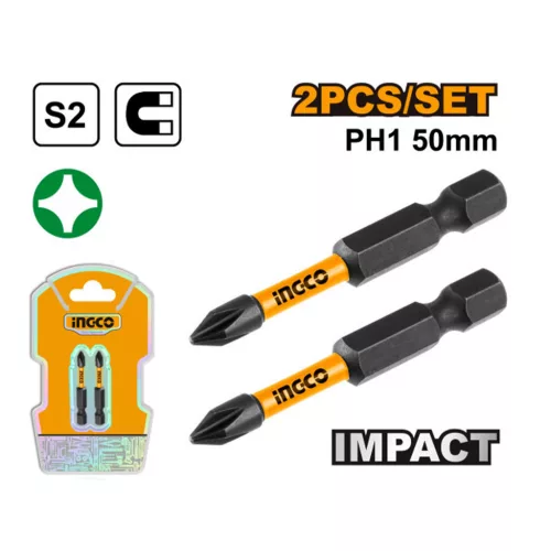 INGCO Impact bithegy PH1 x 50 mm (2 db) SDBIM71PH150