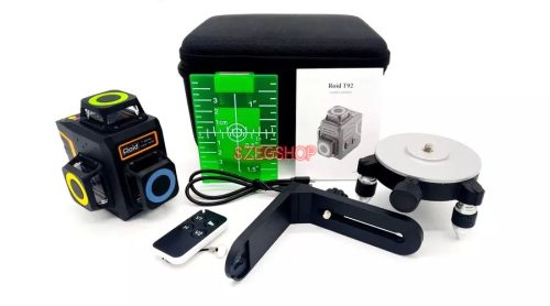 Roid T92 3D 12 vonalas (3*360°) zöld fényű önbeálló szintezőlézer
