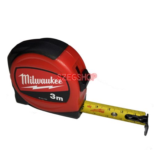 Milwaukee mérőszalag 3m x 16mm SLIMLINE