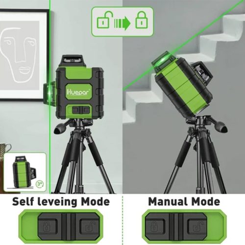 Huepar HM03CG (zöld 3*360°)