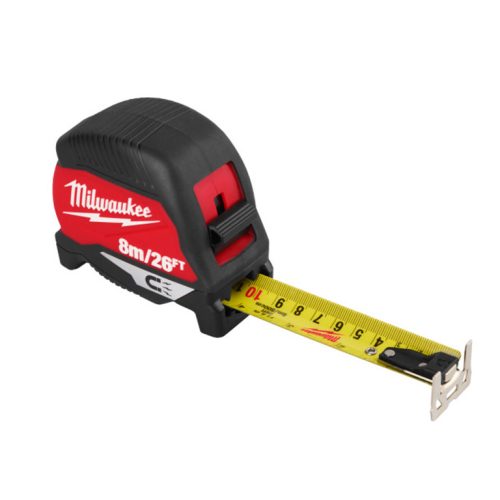 MILWAUKEE Mérőszalag mágneses prémium 8 m/26 láb x 30 mm (GEN 4)