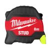 MILWAUKEE Mérőszalag ütésálló 8 m x 33 mm STUD (GEN 3)