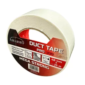  Abraboro Duct Tape - szöveterősített ragasztószalag 48 x 25 mm fehér