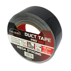    Abraboro Duct Tape - szöveterősített ragasztószalag 48 x 25 mm fekete