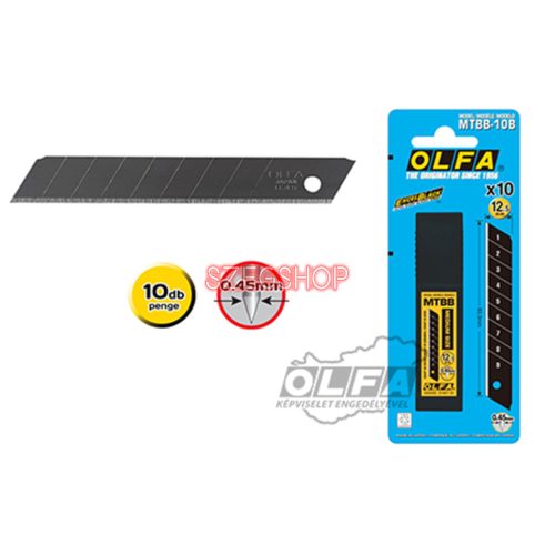 Olfa penge, Standard 12,5 mm-es MTBB-10B