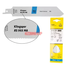   Klingspor RS 993 MA Special 25,4/150 Bi-metál kardfűrészlap, mart, fogterpesztett 670428