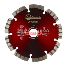 Prodiamante LWT150PRO10 vasaltbeton vágókorong Ø150mm