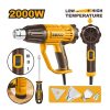 INGCO Hőlégfúvó 550°C 2000 W + tartozékok