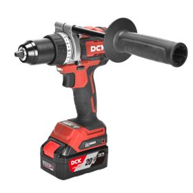  DCK Akkus ütvefúró-csavarozó 160 Nm szénkefe nélküli 20 V (2 x 5,0 Ah akku + töltő)