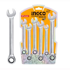   INGCO Racsnis csillag-villácskulcs készlet 6 részes 8-17 mm CrV