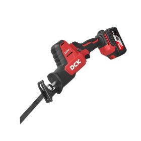   DCK Akkus szablyafűrész szénkefe nélküli 20 V (2 x 4,0 akku + töltő)