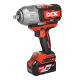 DCK Akkus ütvecsavarozó 1/2" 1218 Nm szénkefe nélküli 20 V (1 x 5,0 Ah akku + töltő)