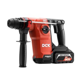   DCK Akkus kombikalapács 2,8 J SDS-Plus szénkefe nélküli 20 V (2 x 6,0 Ah akku + töltő)