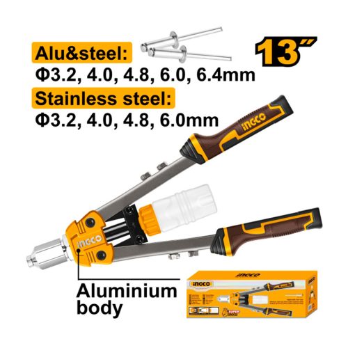  INGCO Karos popszegecsfogó 3,2 - 6,4 mm 330 mm