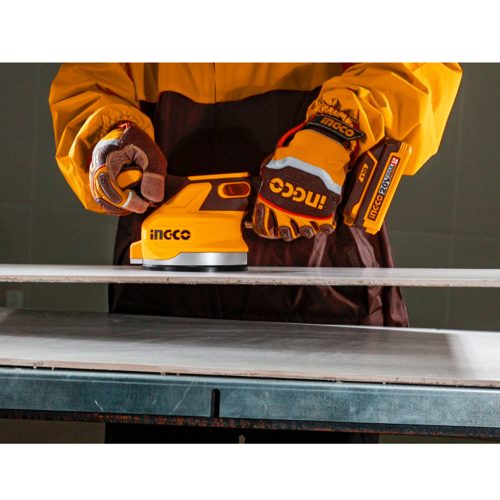 INGCO Akkus vákuumos lapvibrátor 130 mm 20 V (akku és töltő nélkül)
