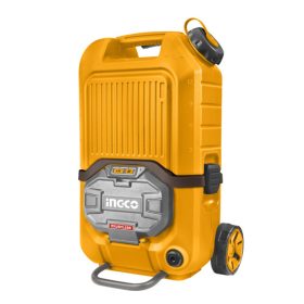   INGCO Akkus magasnyomású mosó 80 bar 15 l tartály szénkefe nélkül 2 x 20 V (akku és töltő nélkül)