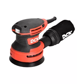   DCK Excentercsiszoló 125 mm 380 W fordulatszám szabályzós