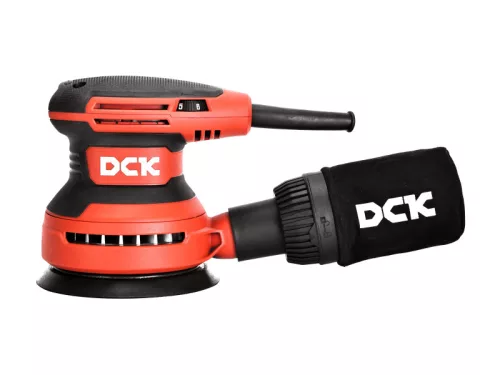 DCK Excentercsiszoló 125 mm 380 W fordulatszám szabályzós