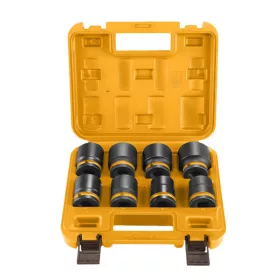   INGCO Gépi dugókulcs készlet 8 részes 3/4" 26-38 mm CrMo HKISSD34081
