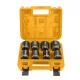 INGCO Gépi dugókulcs készlet 8 részes 3/4" 26-38 mm CrMo HKISSD34081