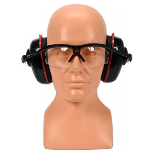 YATO Fülvédő tok 24 dB és víztiszta védőszemüveg UV védelemmel