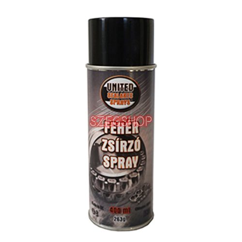 United Fehér Zsírzó Spray 400ml