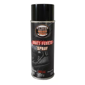 United Matt Fekete Spray 400ml